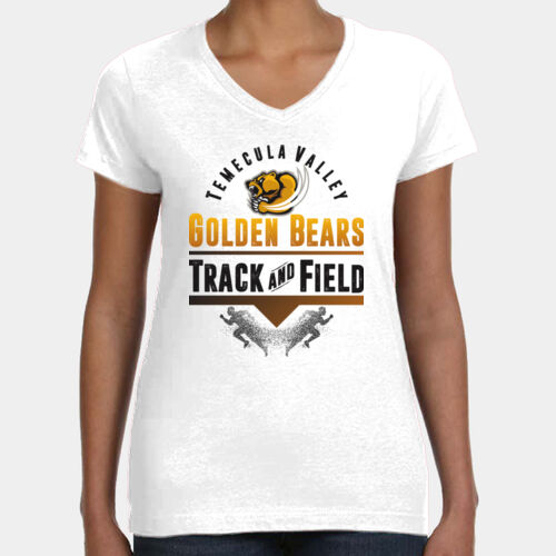 Adult Light Ladies V-Necks Thumbnail